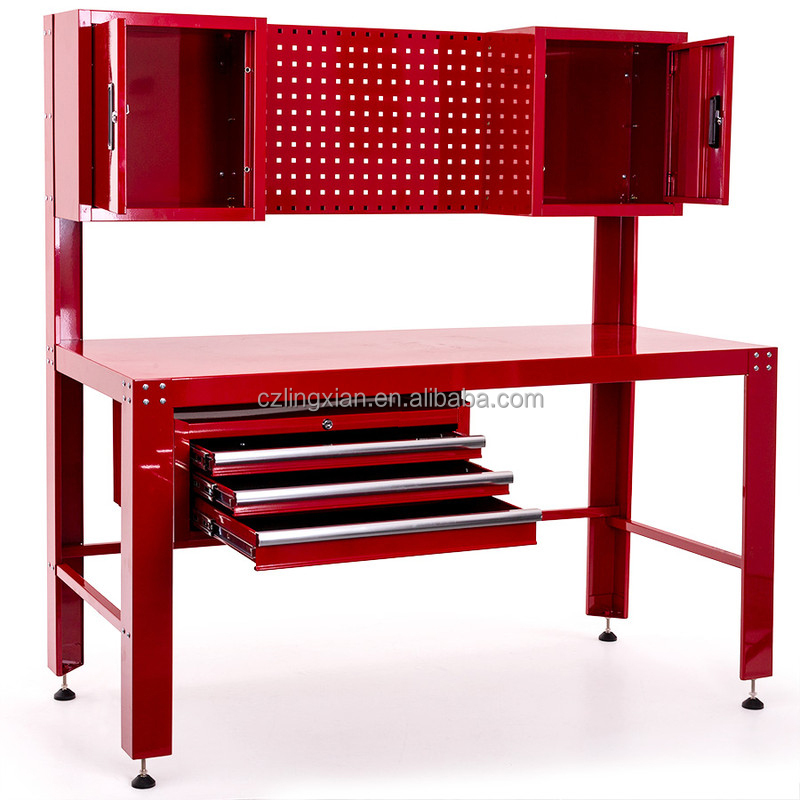 Workshop Tools Wholesale - Banco de trabajo industrial con gabinete