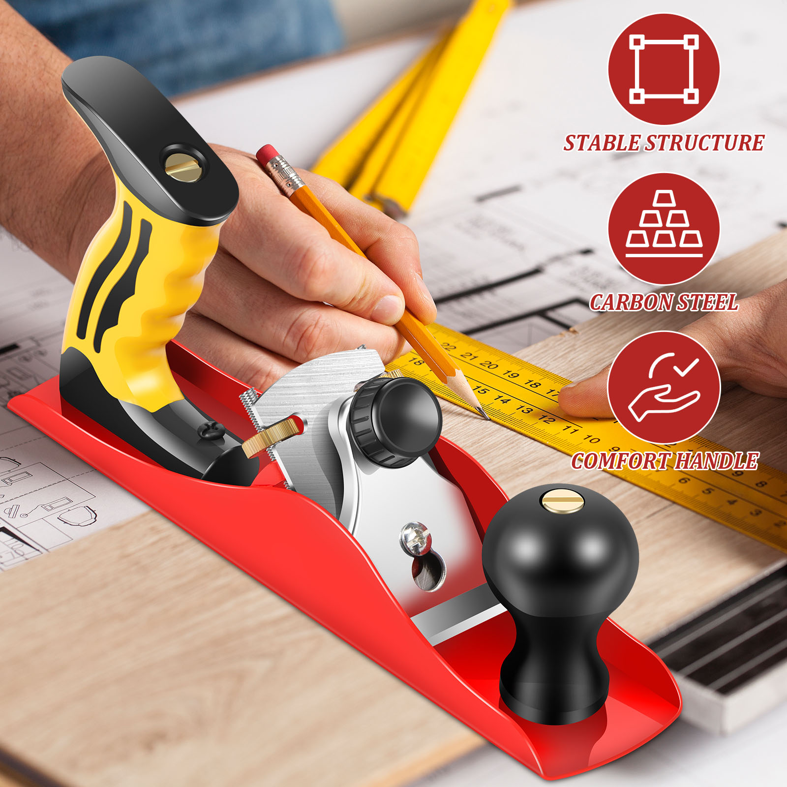 Juego de cepilladora manual de - Hand Plane Block reseña y precio