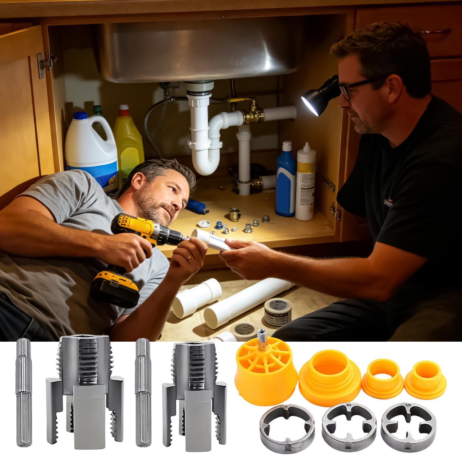 Kit de roscadora para tubos de - Tools For Garage Workshop reseña y precio