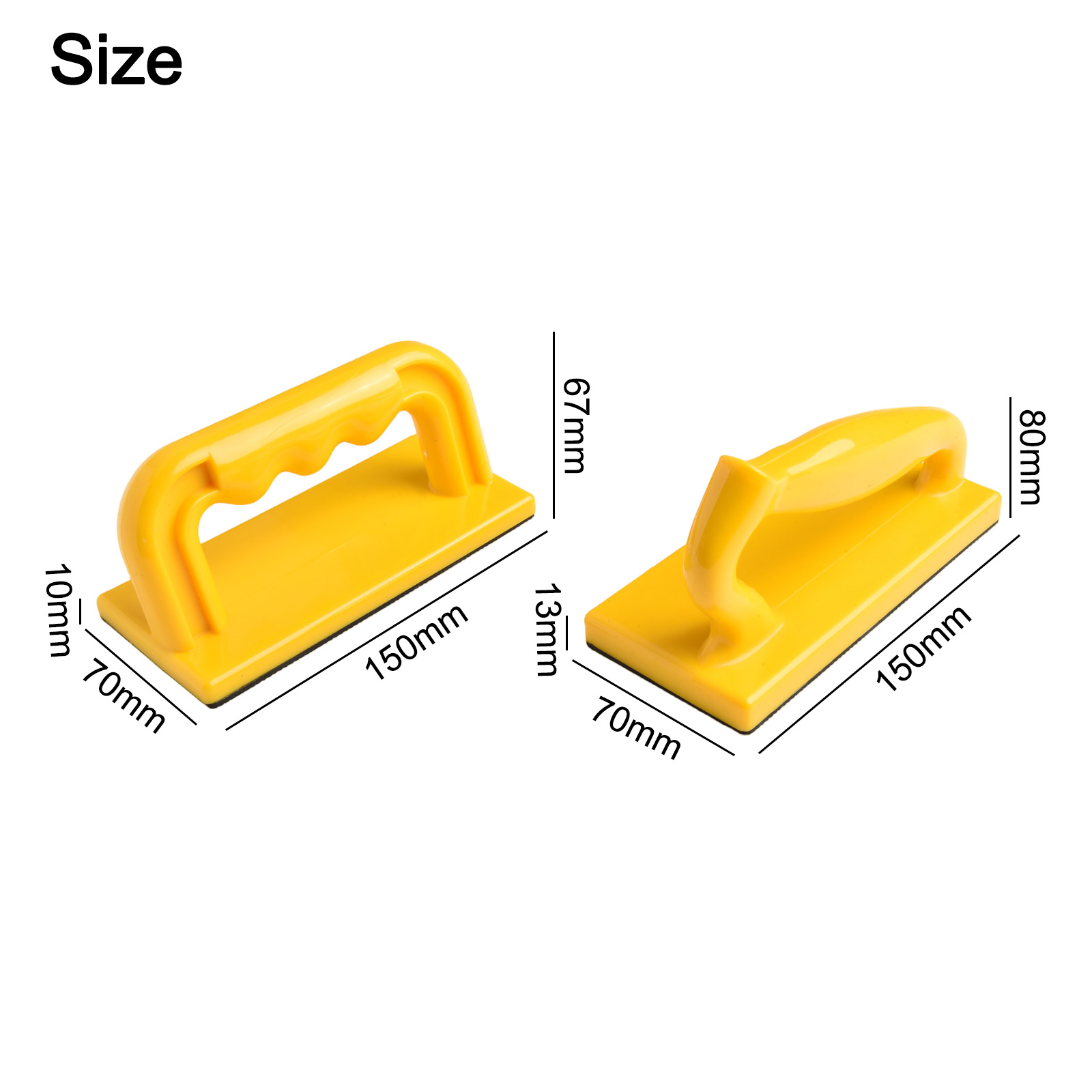 2 bloques de empuje amarillos  - Hand Plane Block reseña y precio